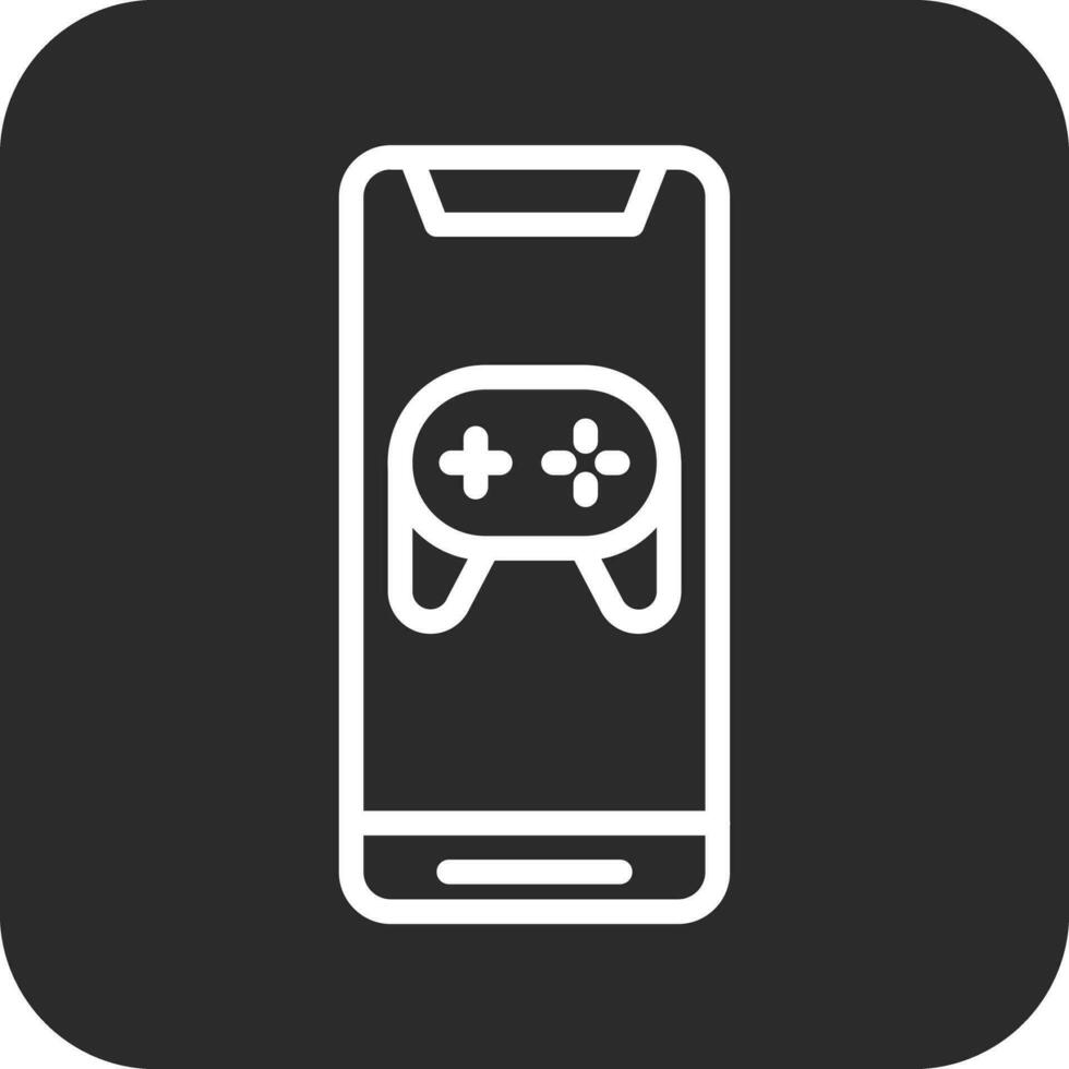 Mobile Game Console Vector Icon