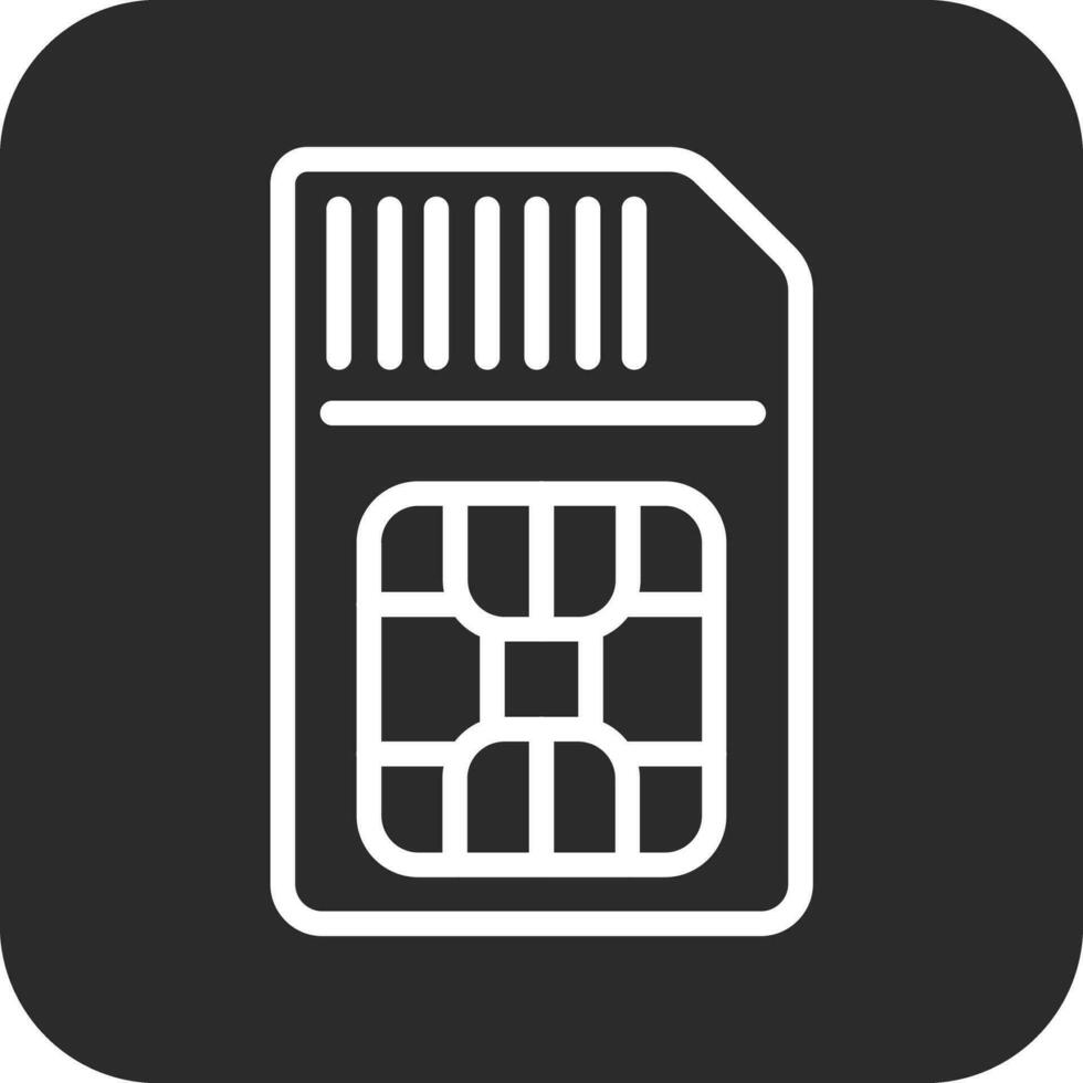 Sim Card Vector Icon