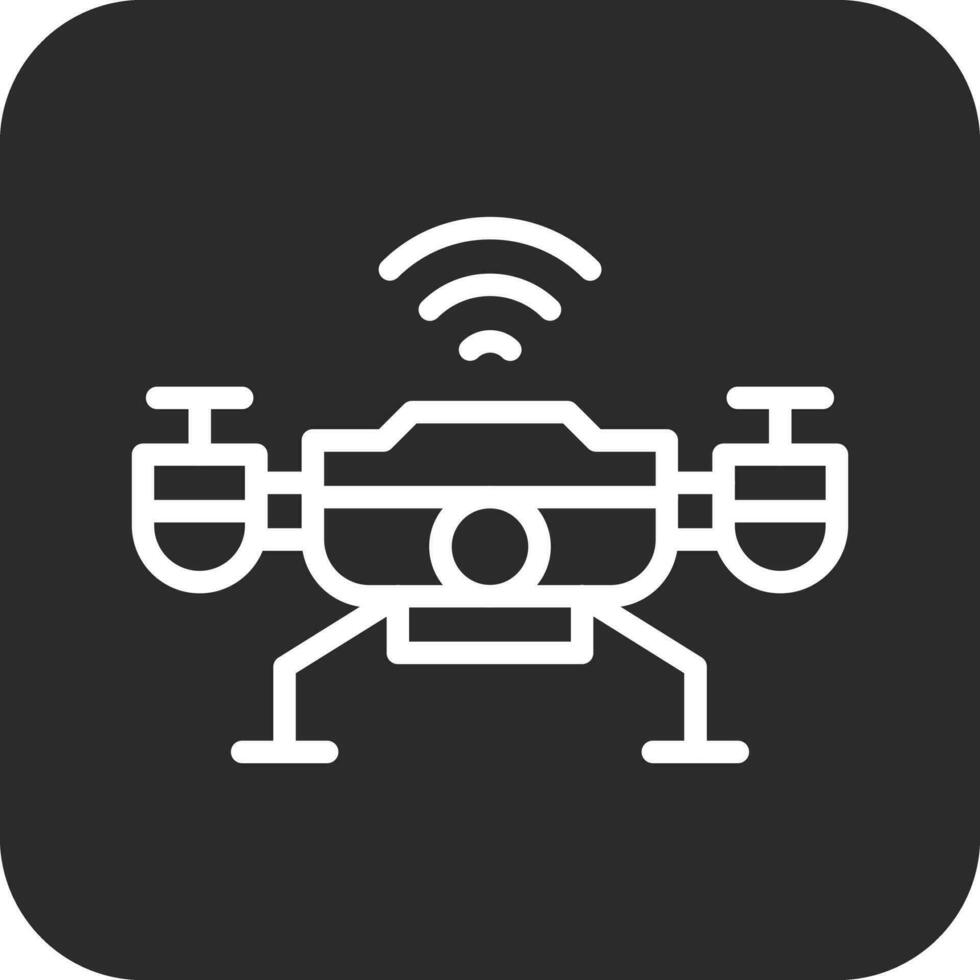 Smart Drone Vector Icon