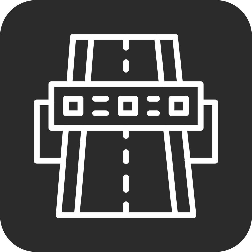 autopista vector icono