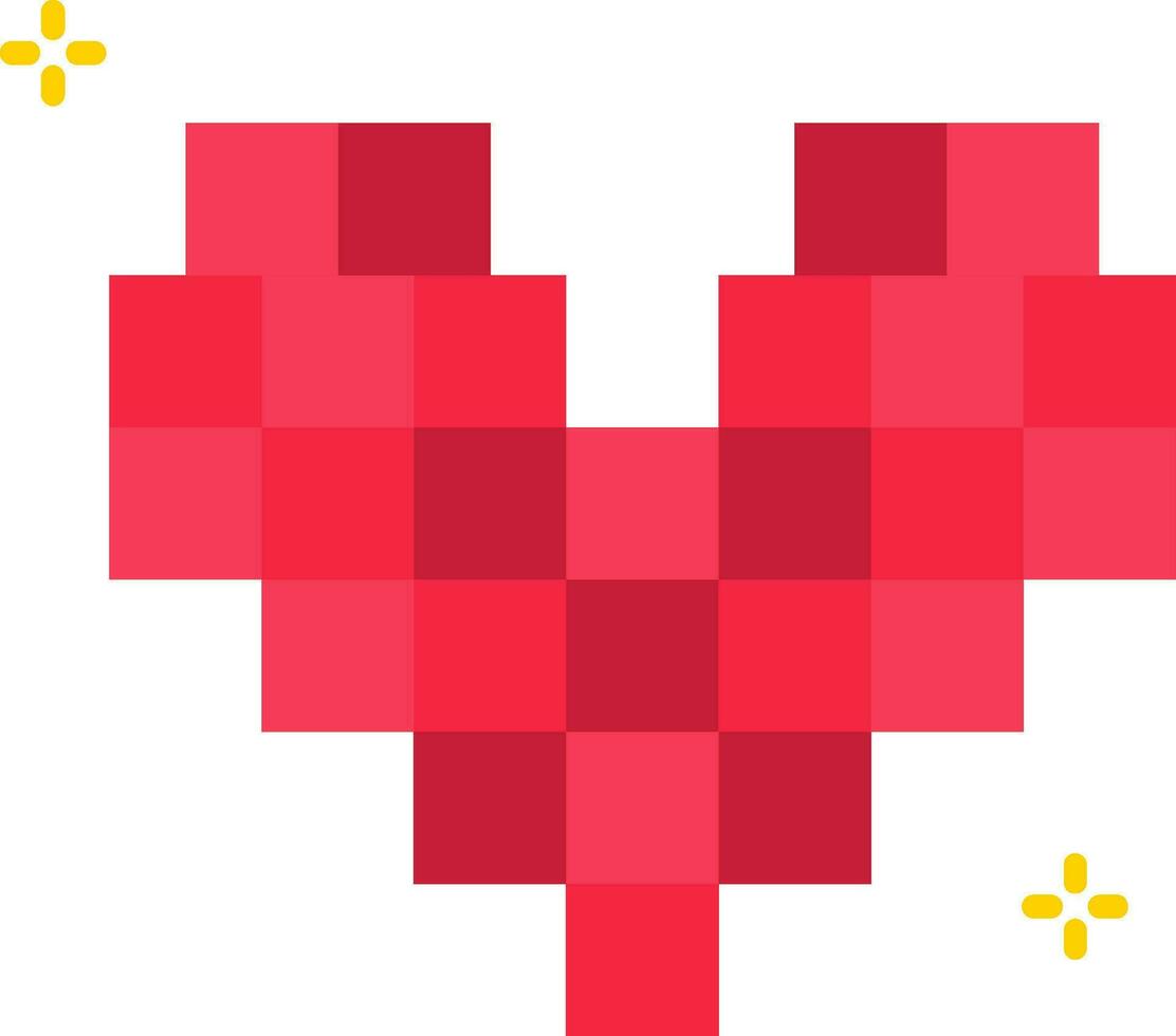 Pixels Line Filled Icon vector