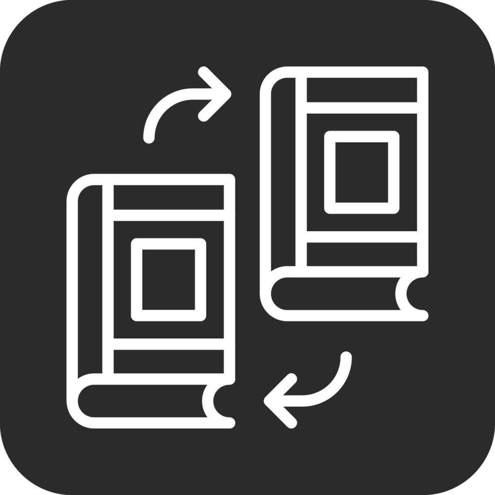 Book Exchange Vector Icon