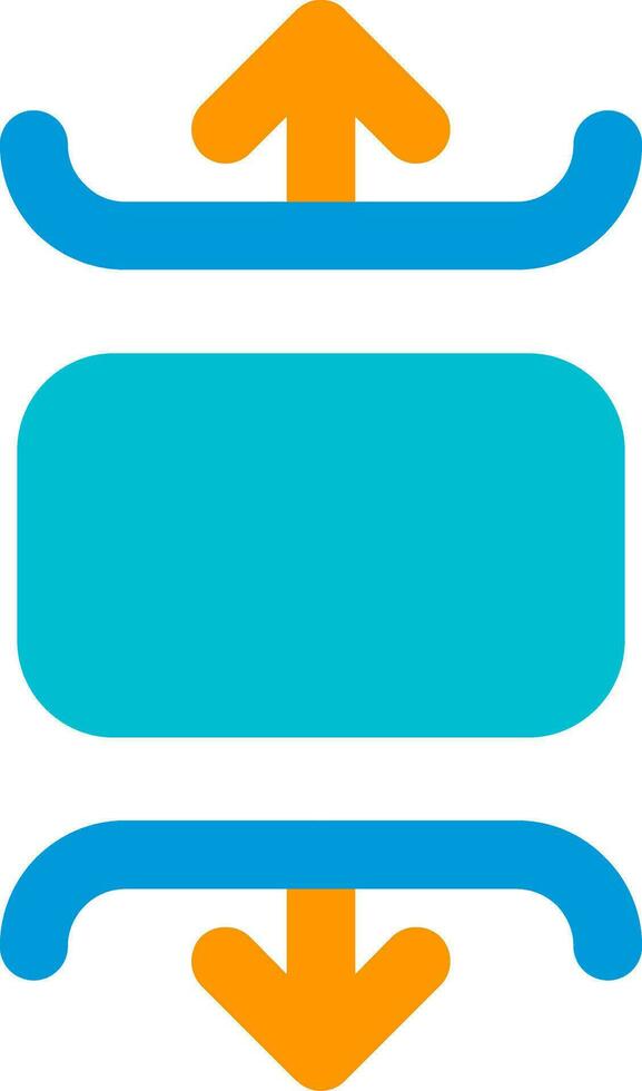 Carousel vertical Line Filled Icon vector