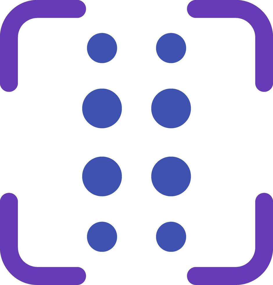 Reorder dots vertical Line Filled Icon vector