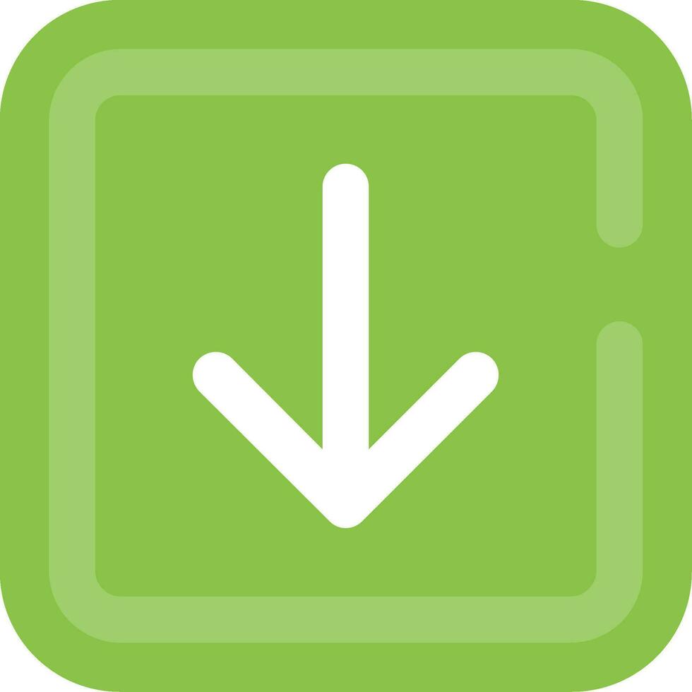 Arrow Line Filled Icon vector