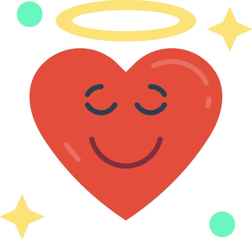 Angel Line Filled Icon vector