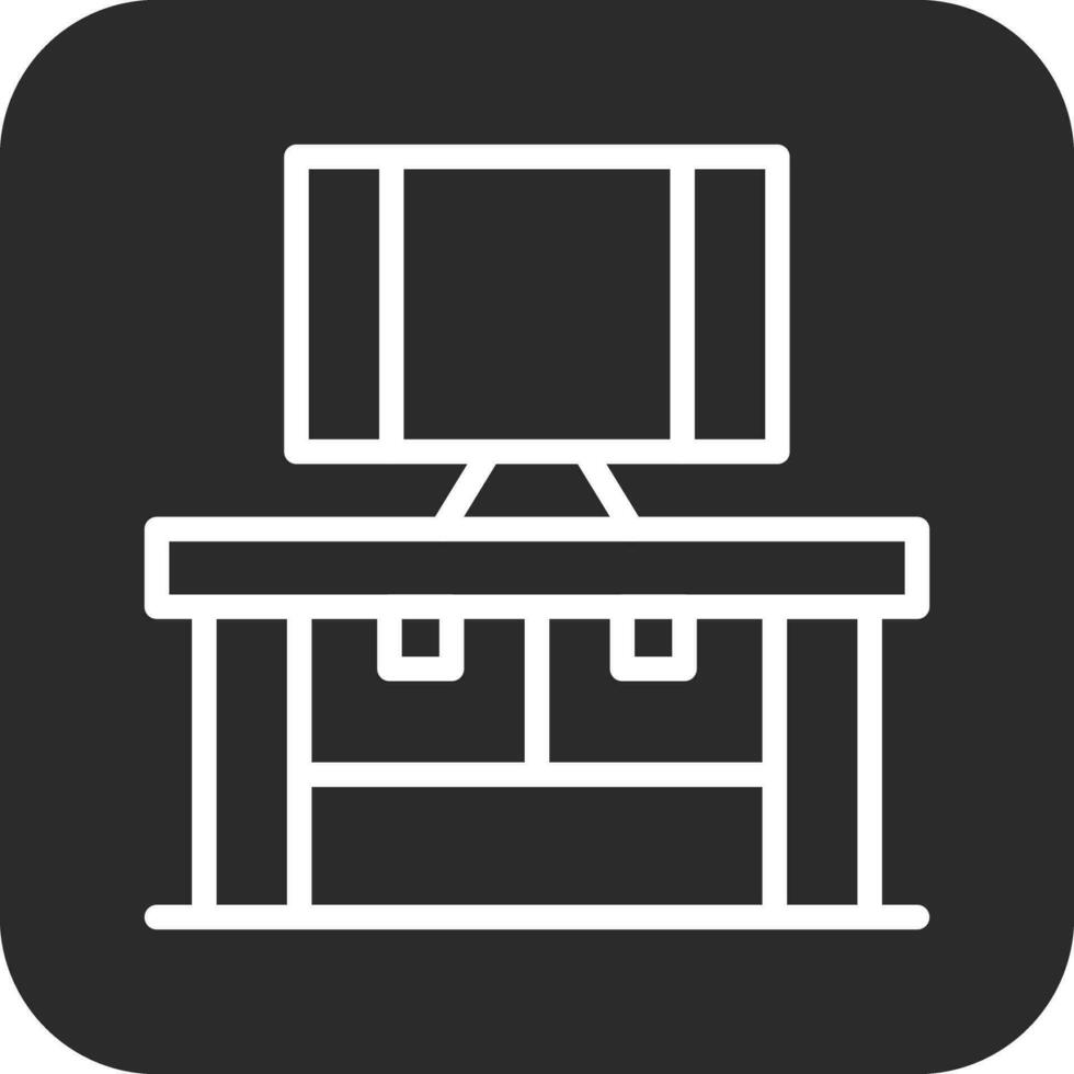 Computer Table Vector Icon 36739370 Vector Art at Vecteezy
