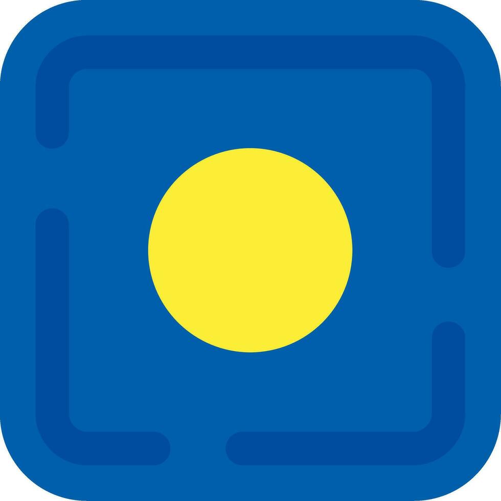 Dot Line Filled Icon vector