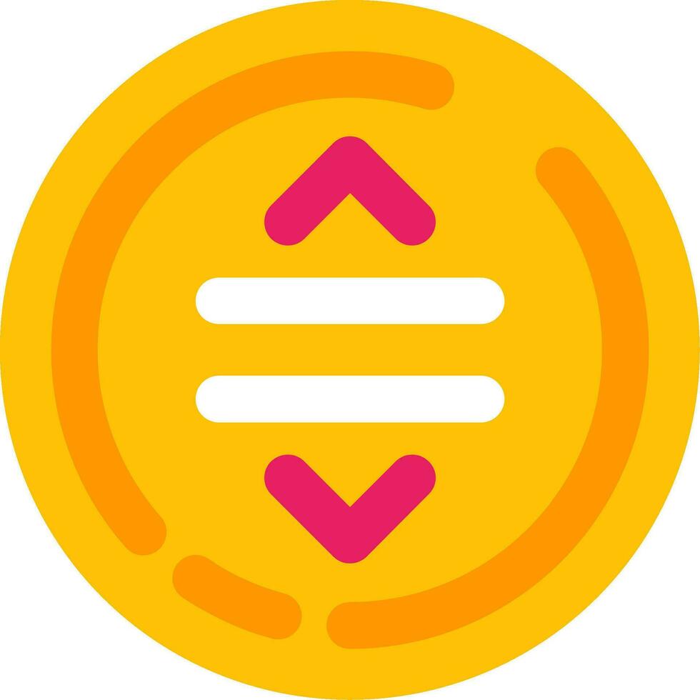 Drag Line Filled Icon vector