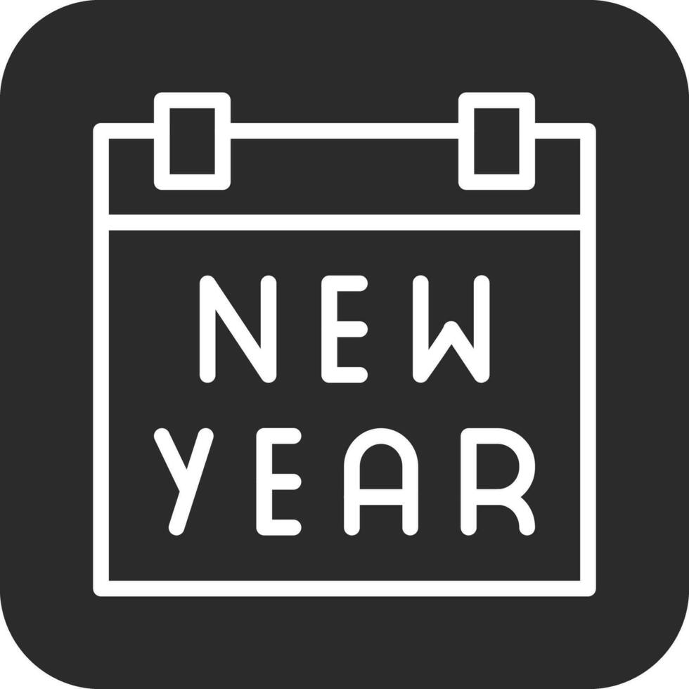 New Year Calendar Vector Icon