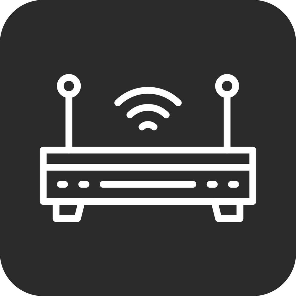 Wireless Router Vector Icon