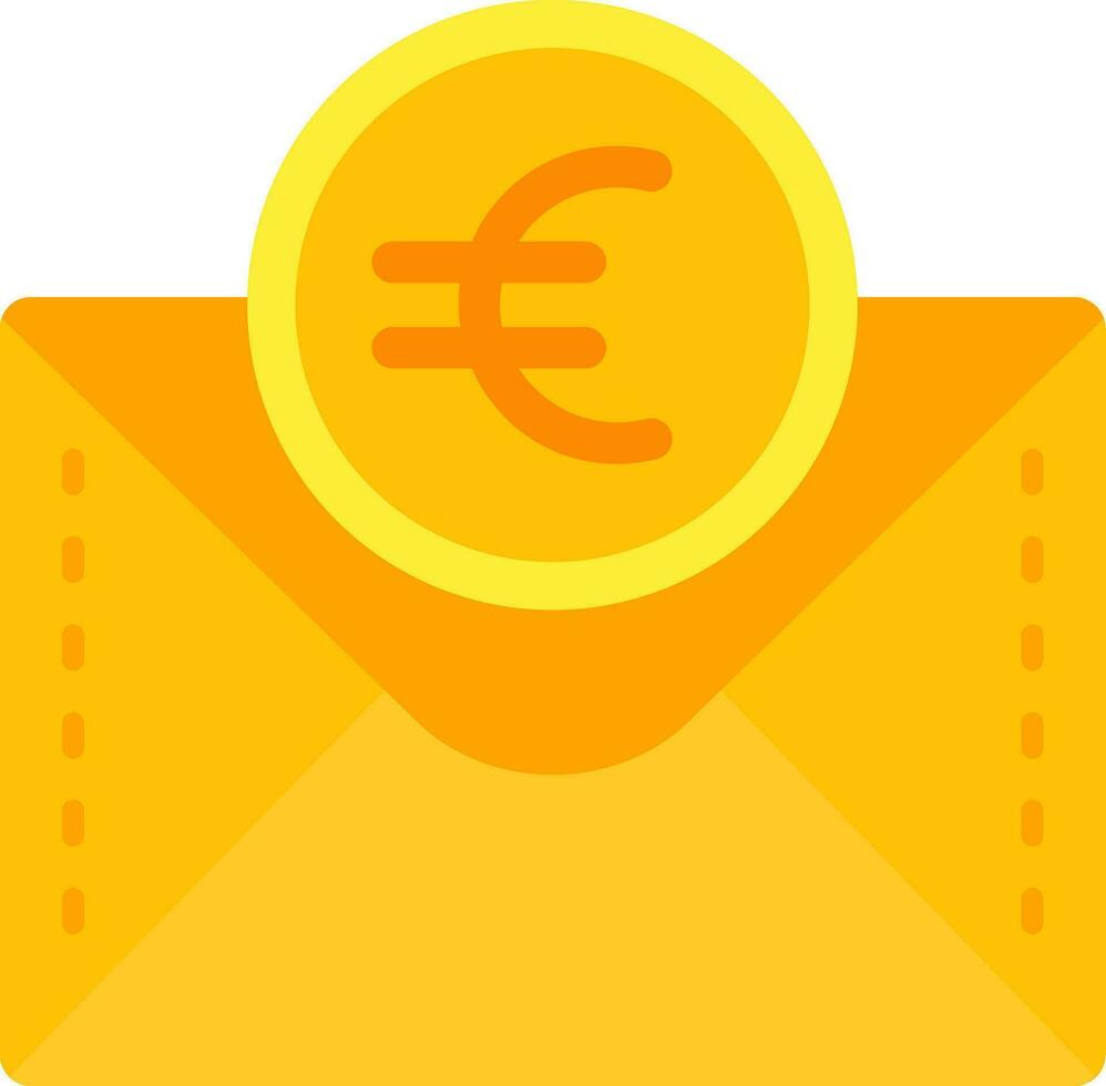 Euro Line Filled Icon vector