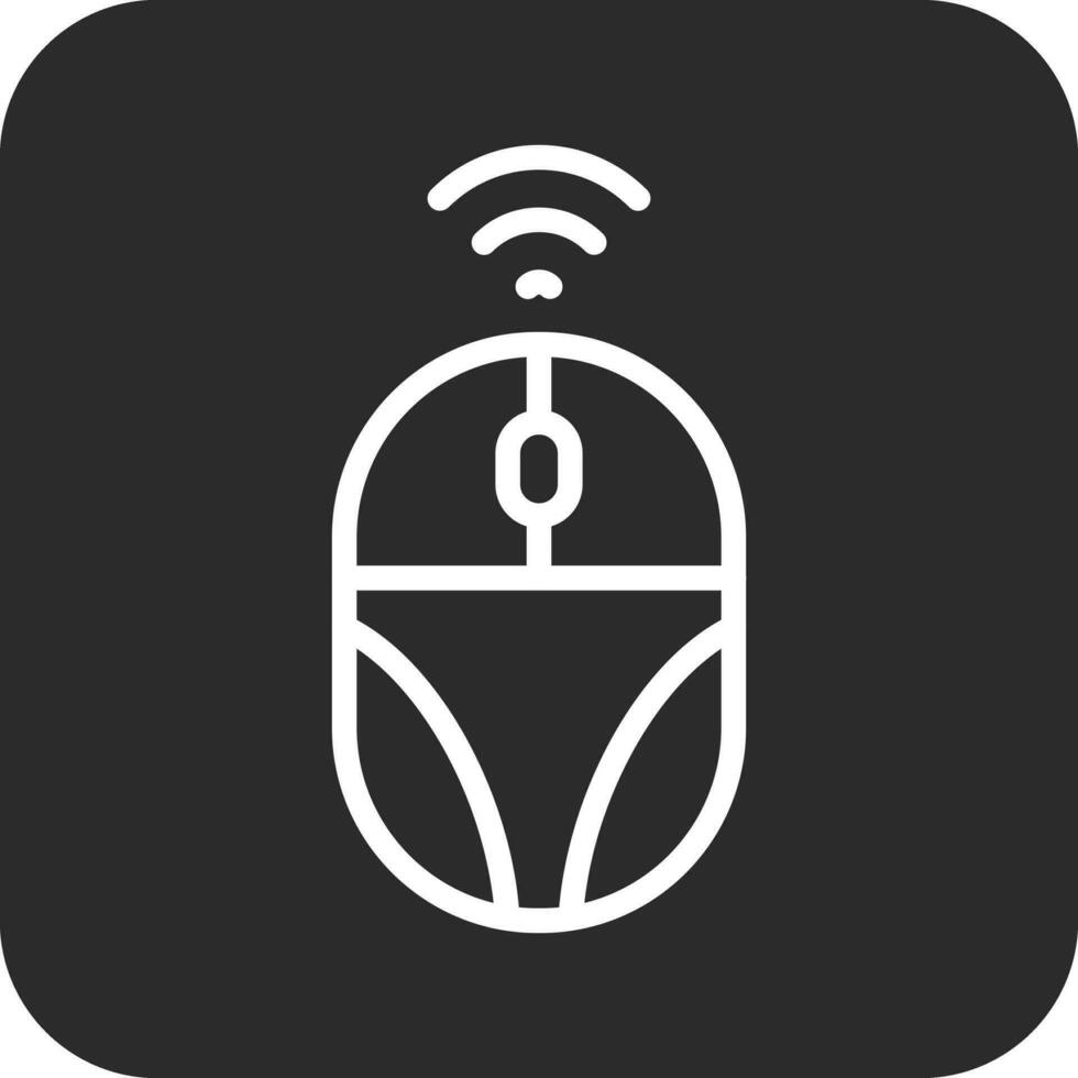 Wireless Mouse Vector Icon