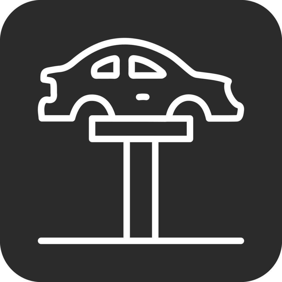 Car Lift Vector Icon