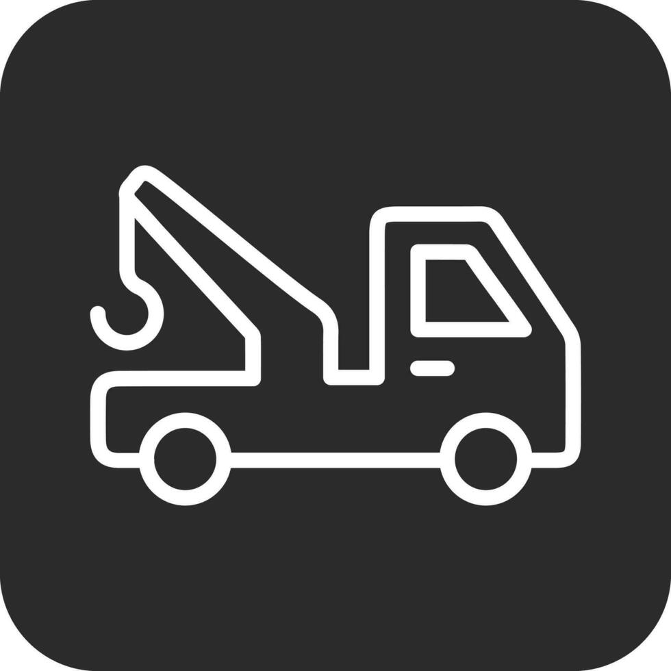 Tow Truck Vector Icon