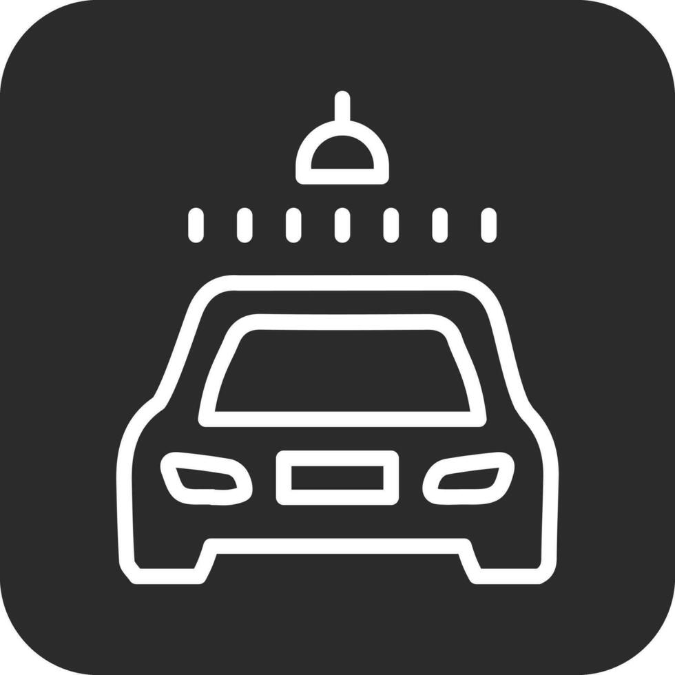 icono de vector de lavado de autos