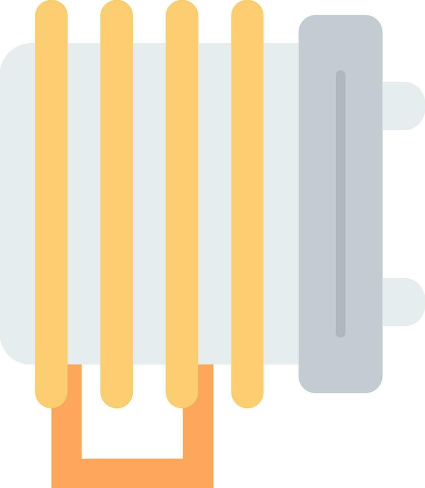 Heater Line Filled Icon vector