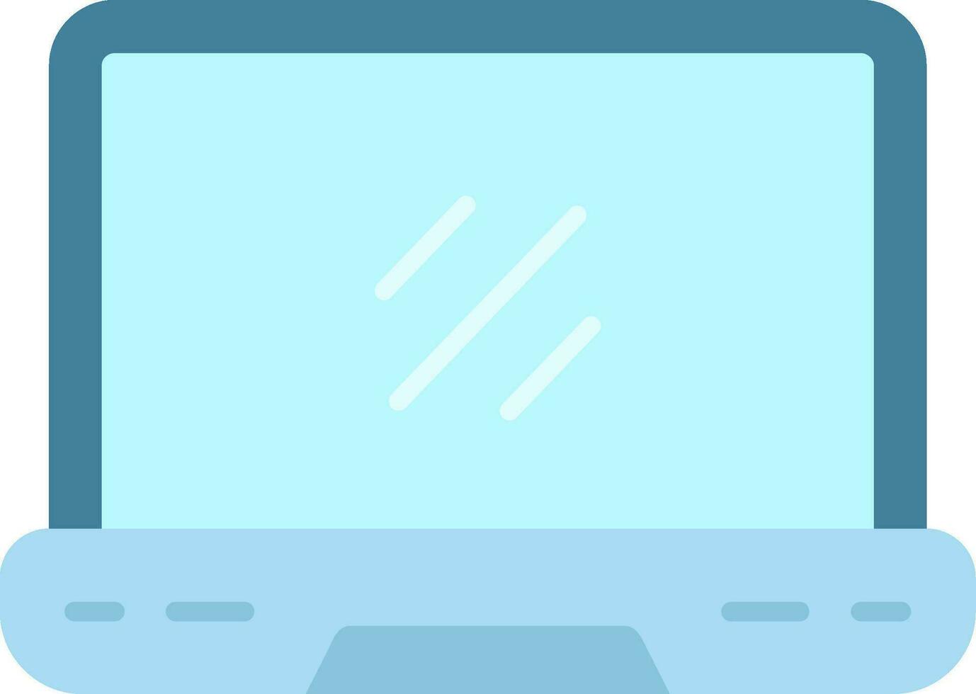 Laptop Line Filled Icon vector