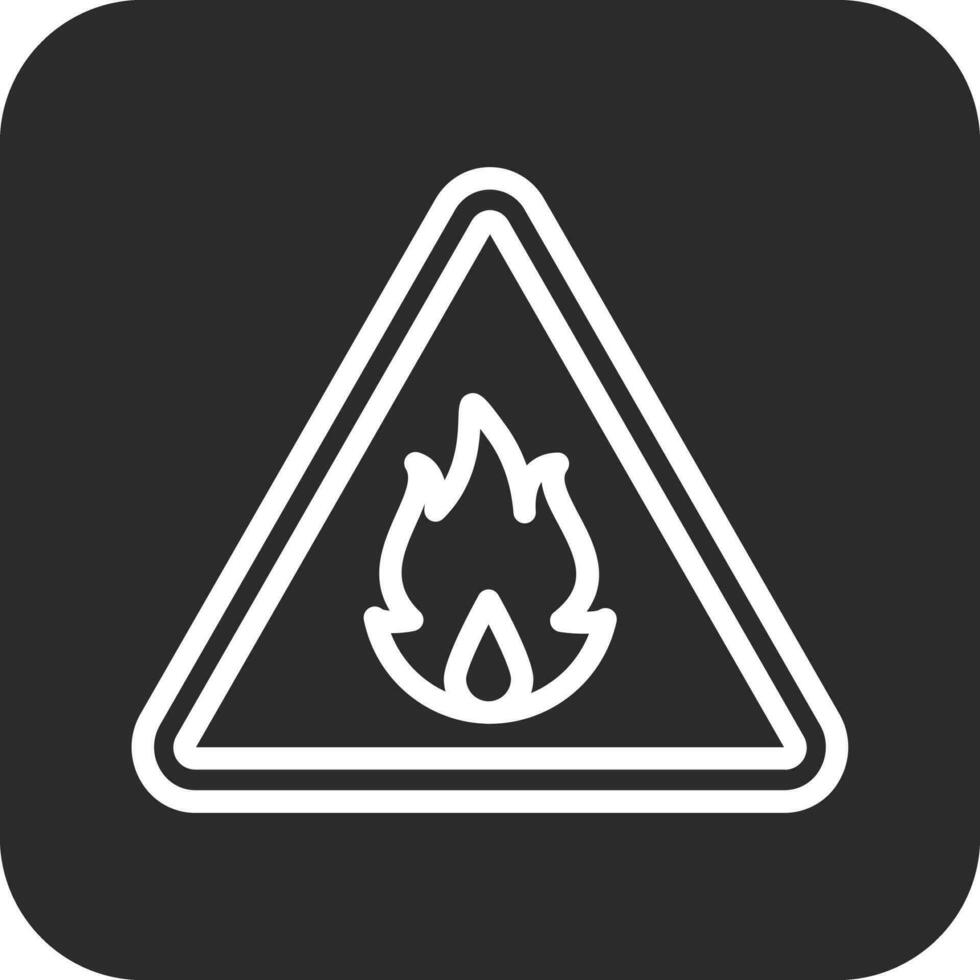 Flammable Vector Icon