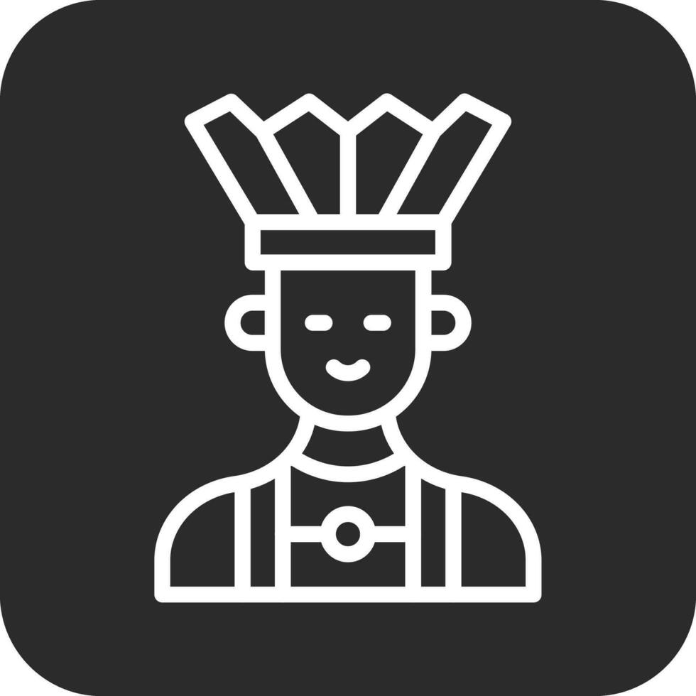 Native Indian Vector Icon
