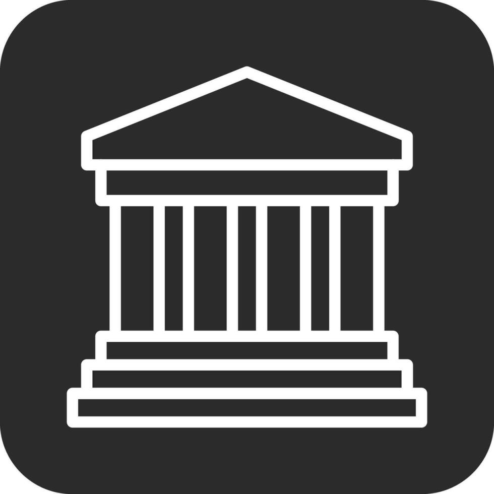 Greek Temple Vector Icon