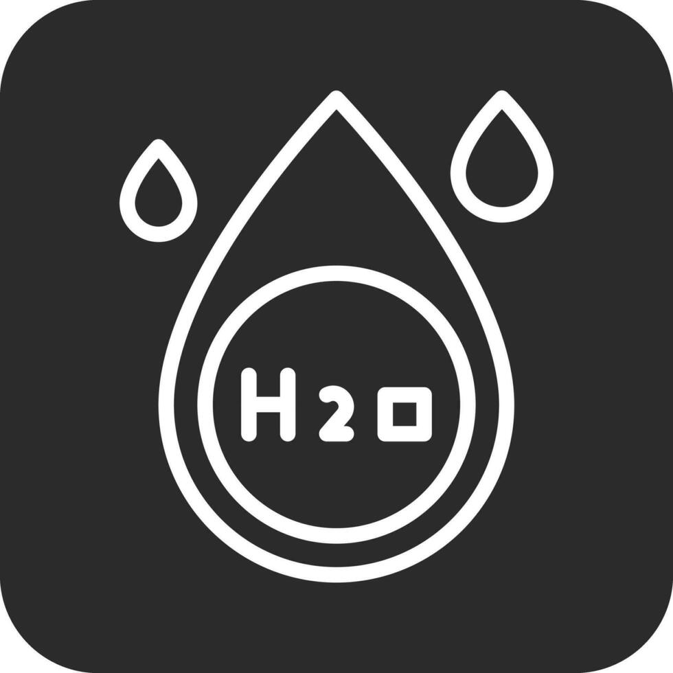 H2O Vector Icon