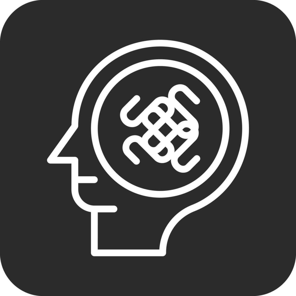 mental trastorno vector icono