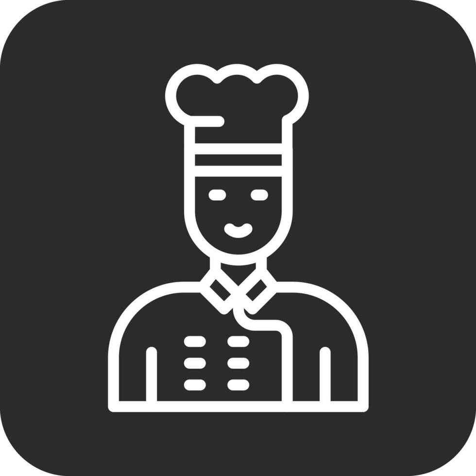 icono de vector de chef