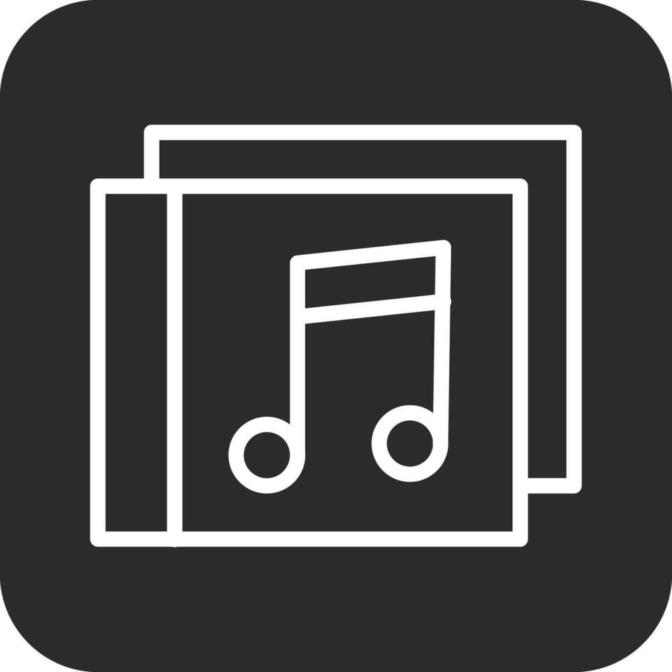 Music Album Vector Icon