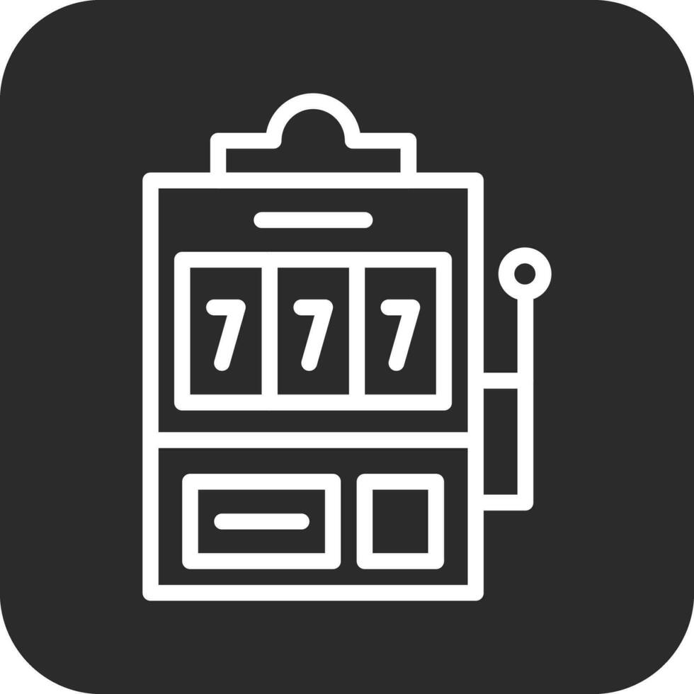 Slot Machine Vector Icon