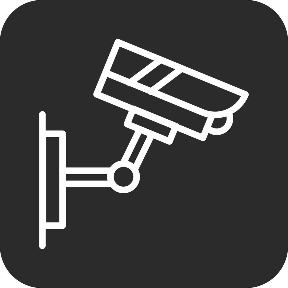 icono de vector de cámara cctv