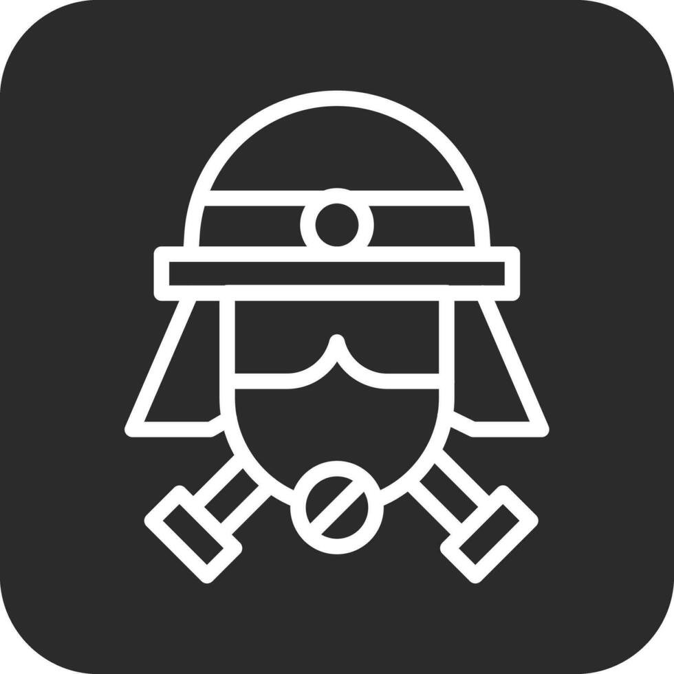 Fireman Mask Vector Icon