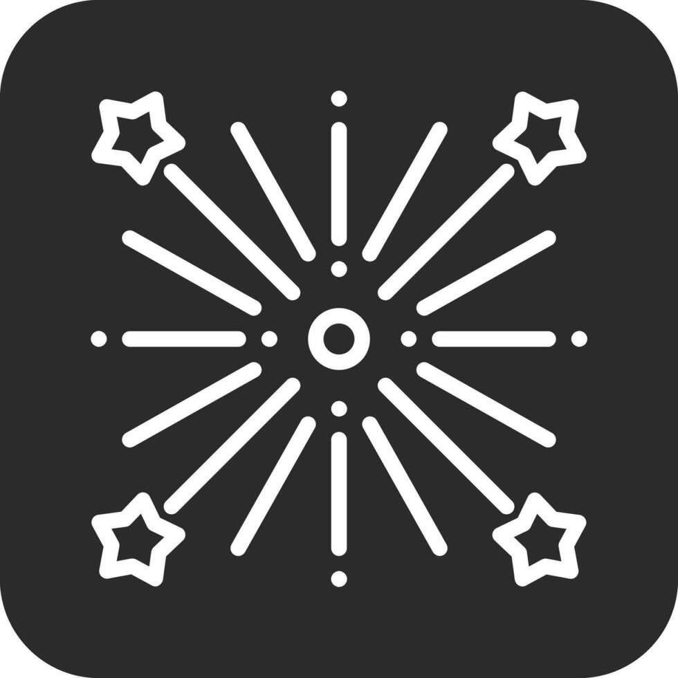 Wedding Fireworks Vector Icon