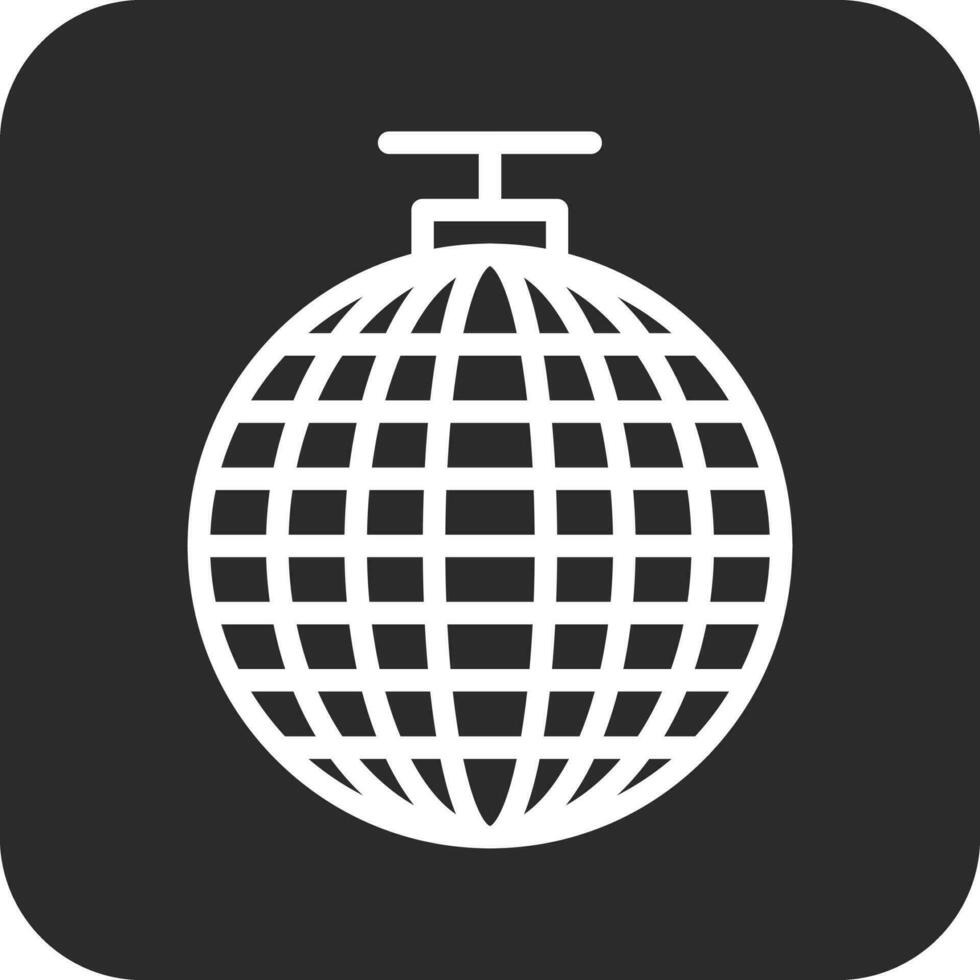 icono de vector de bola de discoteca