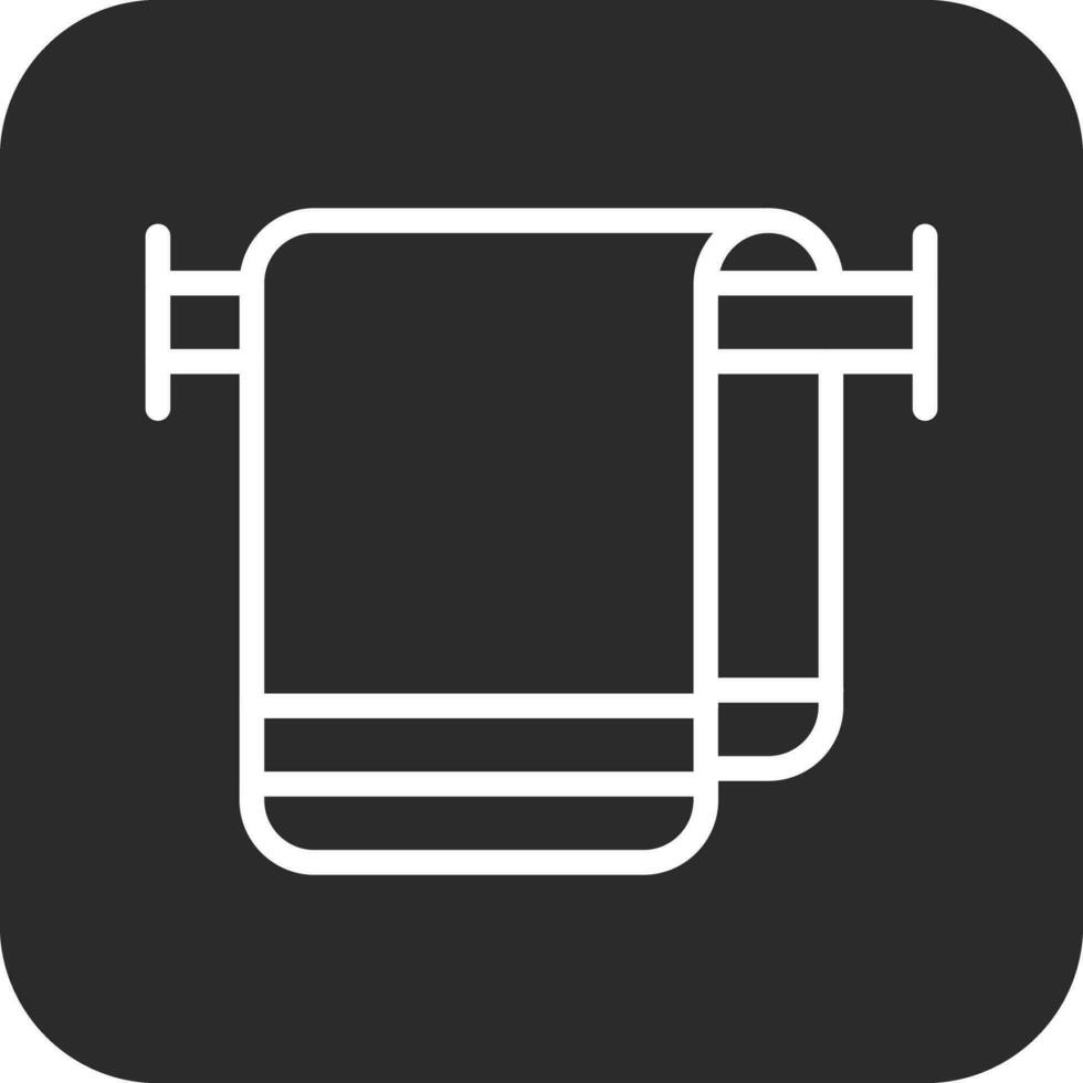 Towel Rack Vector Icon