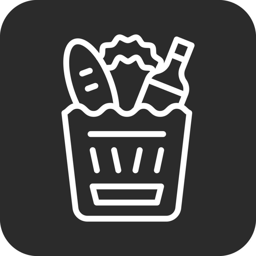 Groceries Vector Icon