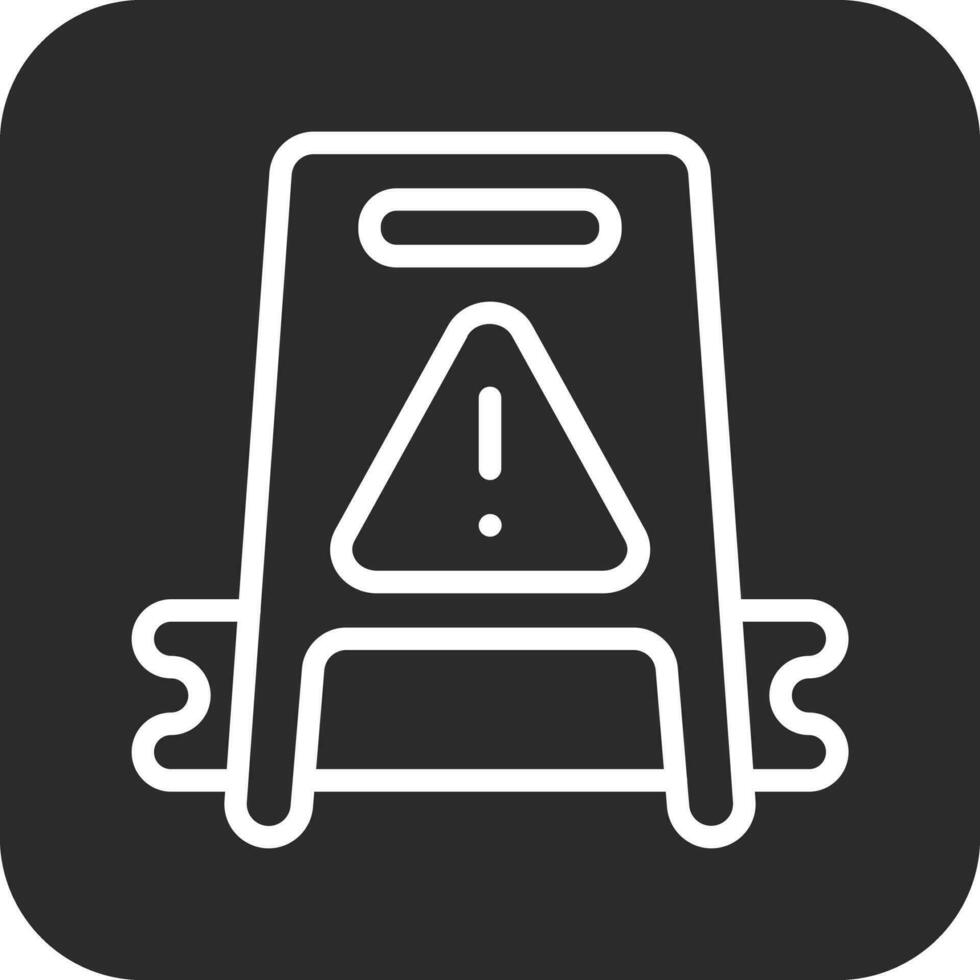 Wet Floor Vector Icon