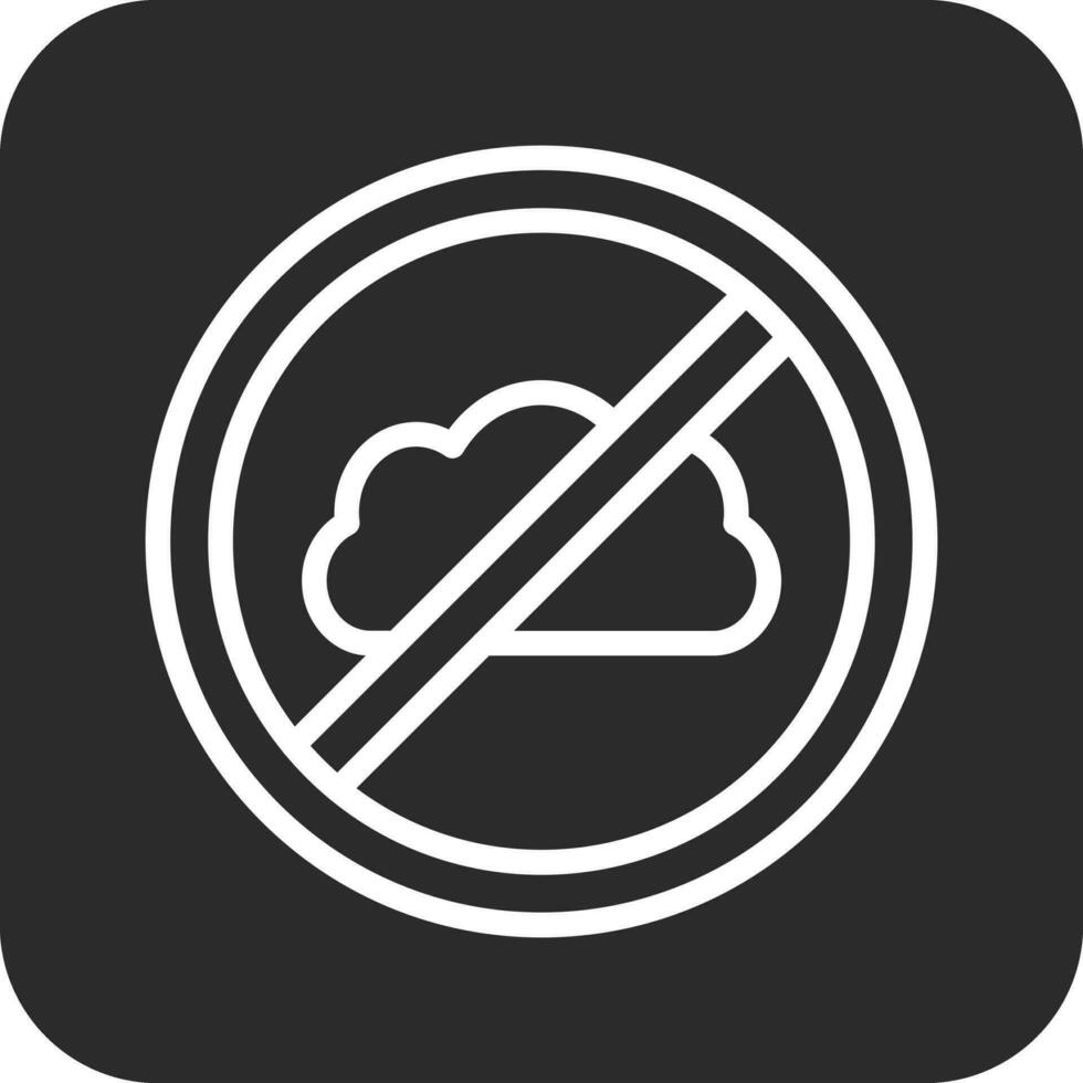 Cloud Inaccessible Vector Icon