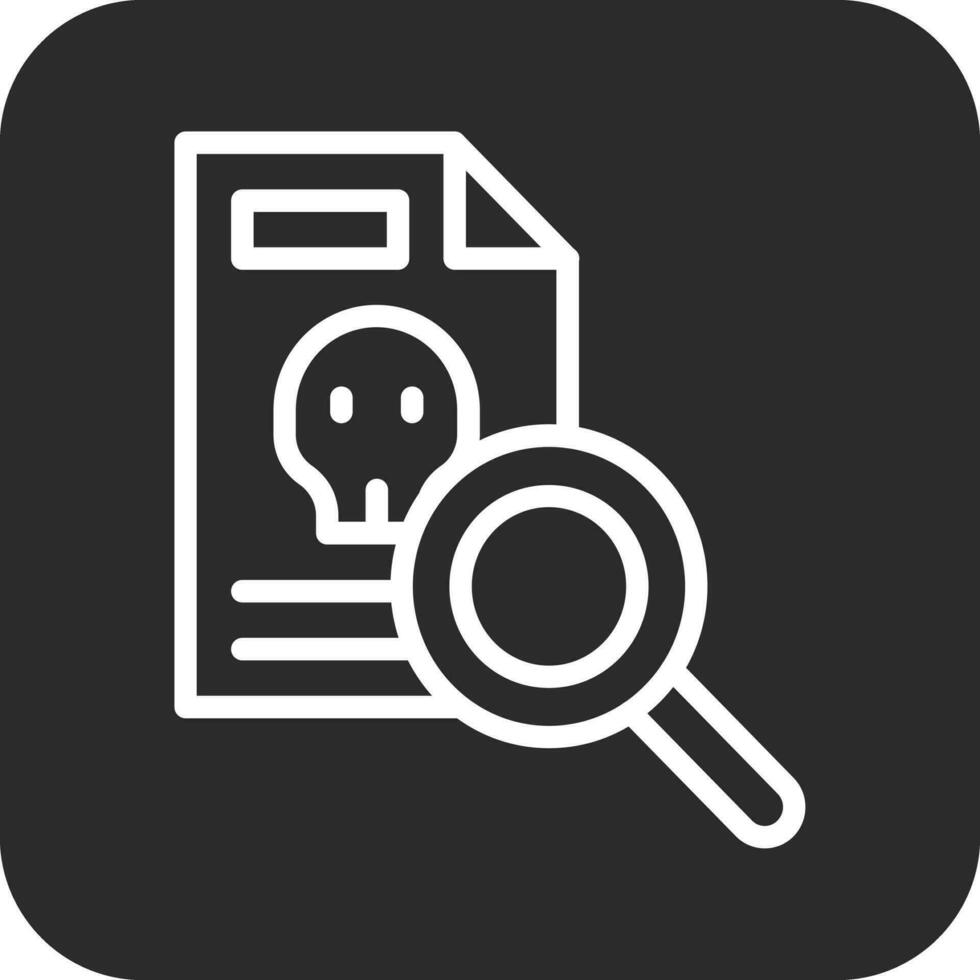 crimen archivo vector icono