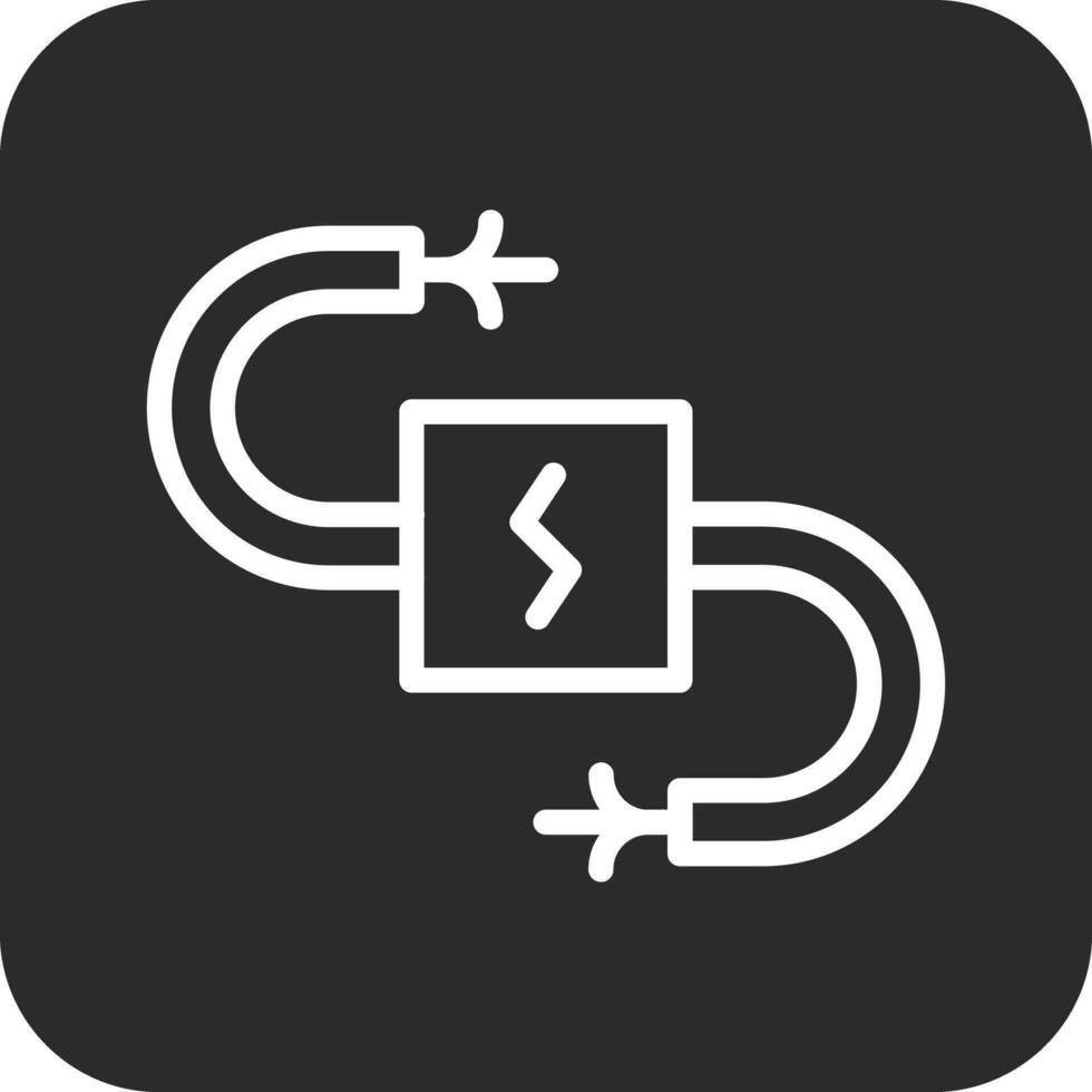 icono de vector de cableado