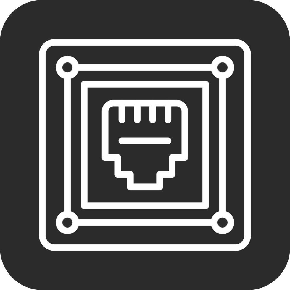 Telephone Socket Vector Icon