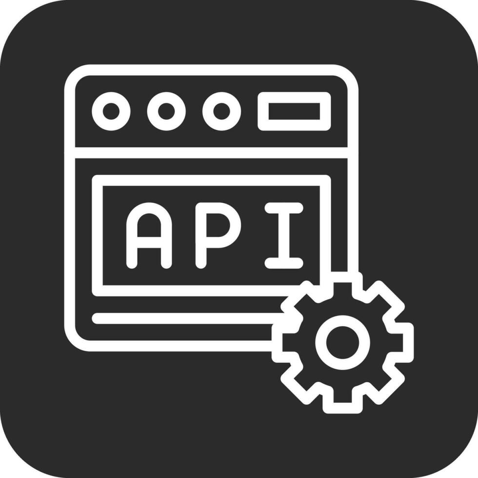 web api vector icono