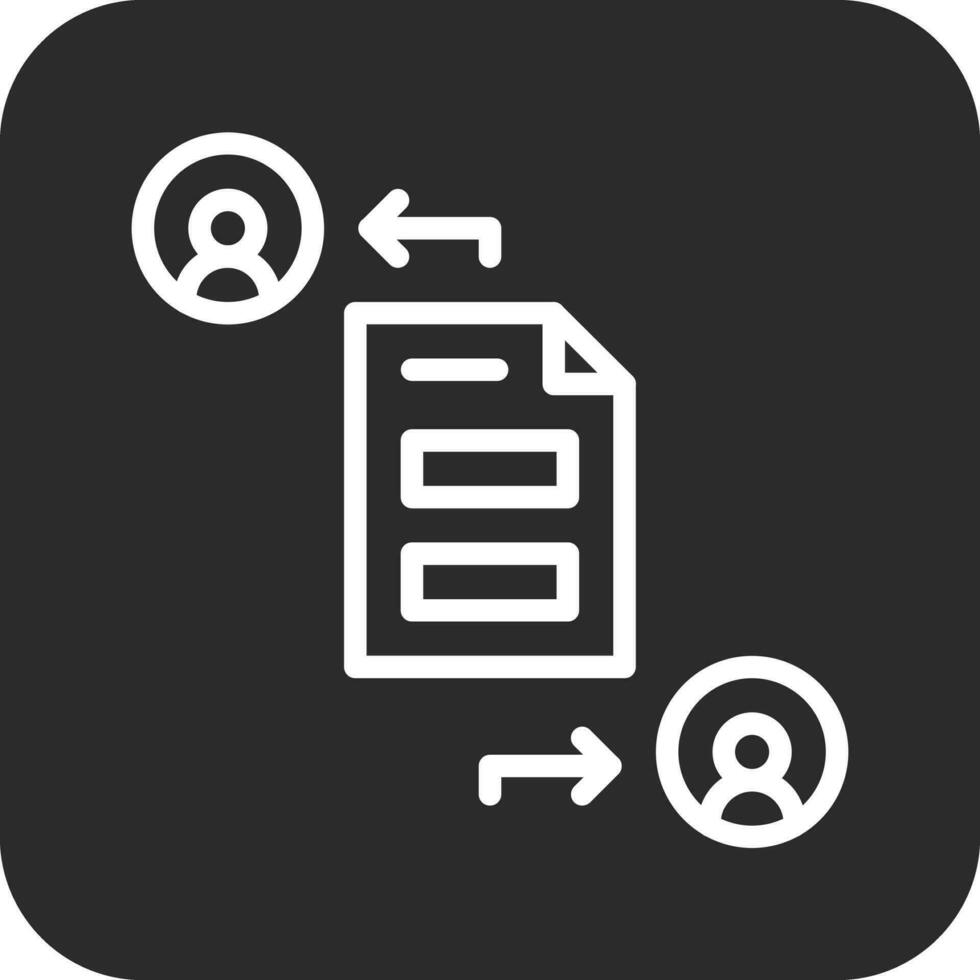 File Sharing Vector Icon