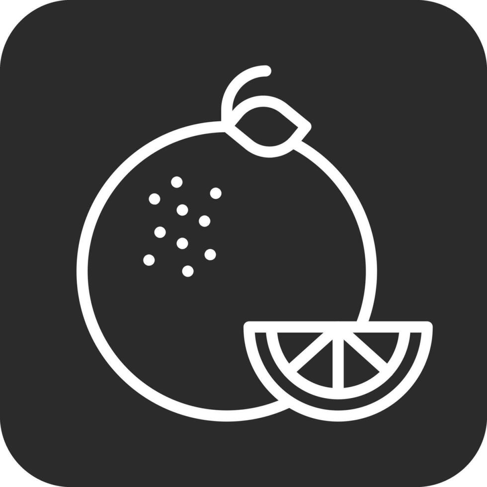 icono de vector de mandarina