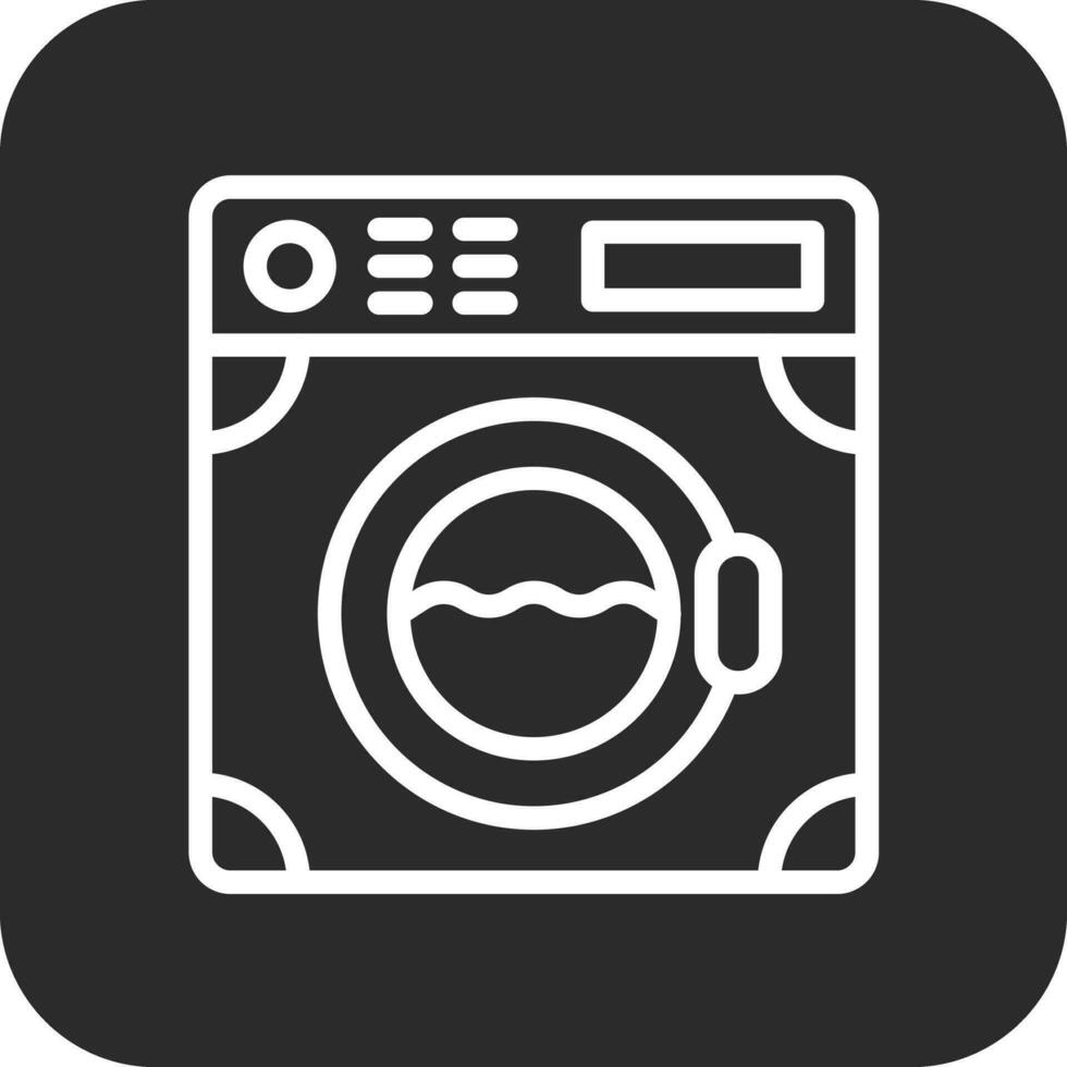 Laundry Machine Vector Icon