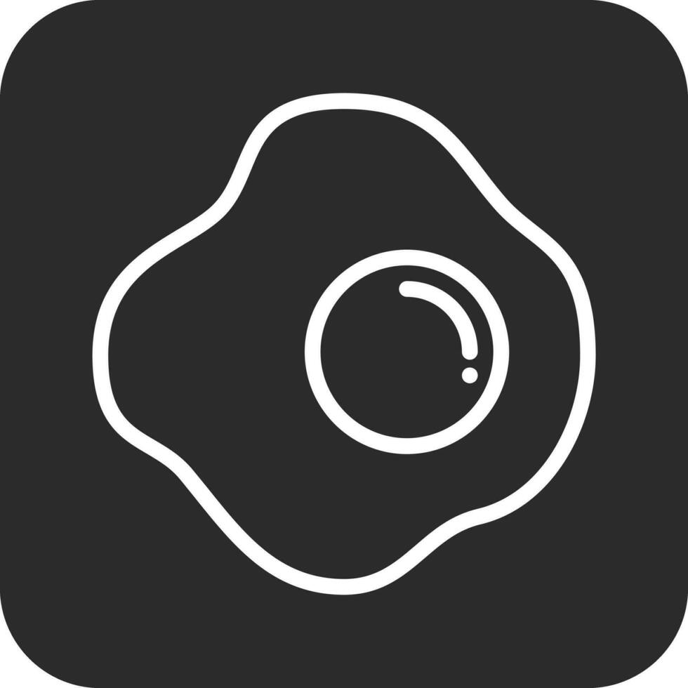 Fried Egg Vector Icon