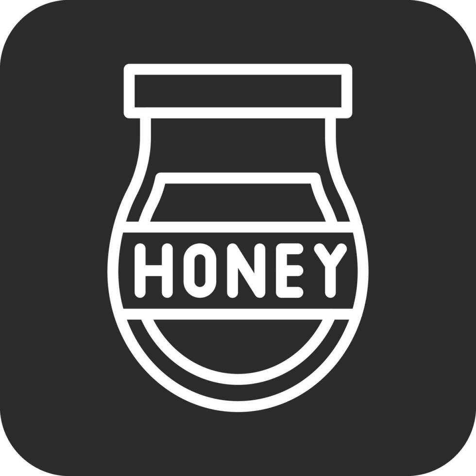Honey Jar Vector Icon