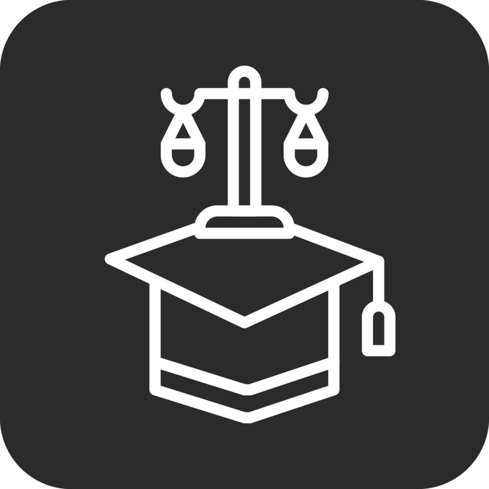 Lawyer Hat Vector Icon