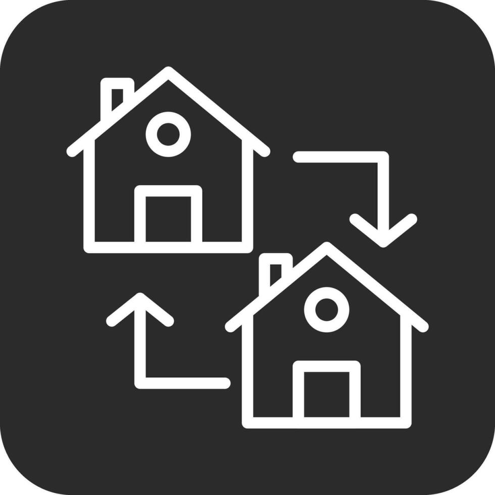 House Exchange Vector Icon