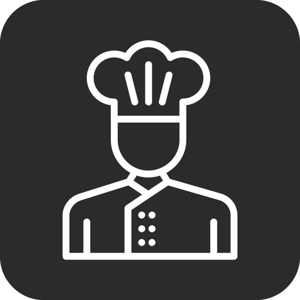 icono de vector de chef